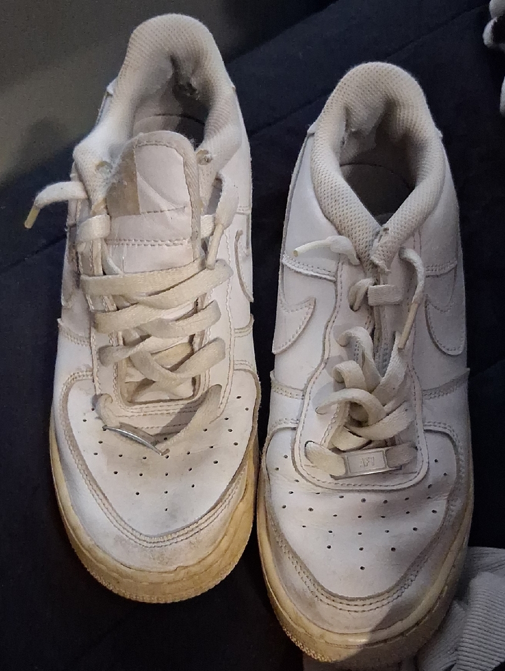 Kids White Casual Lace-Up Sneakers